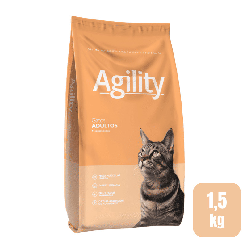 AGILITY GATO ADULTO 1.5 KG