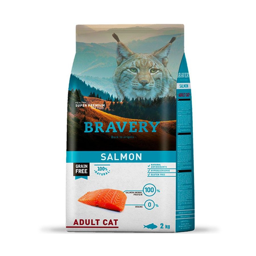 BRAVERY ADULT CAT SALMON 2 KG