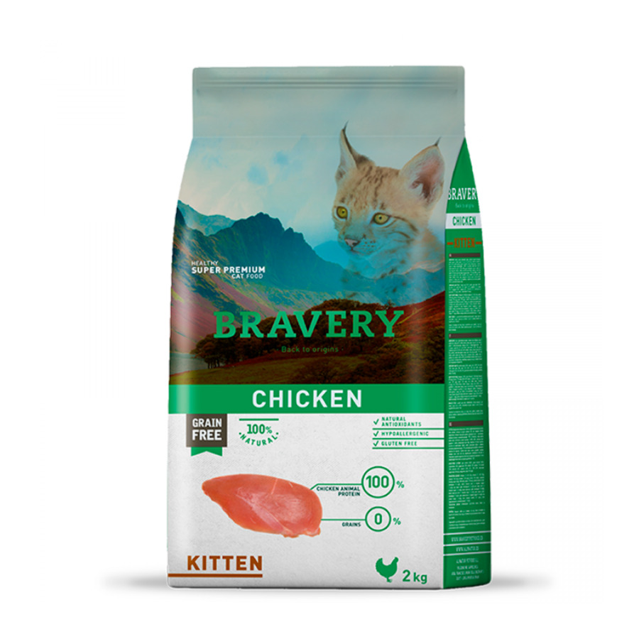 BRAVERY KITTEN CHICKEN 2 KG