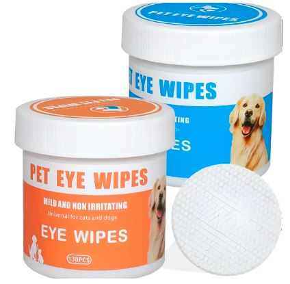 TOALLITAS PARA LIMPIAR OJOS DE MASCOTAS 130 PCS