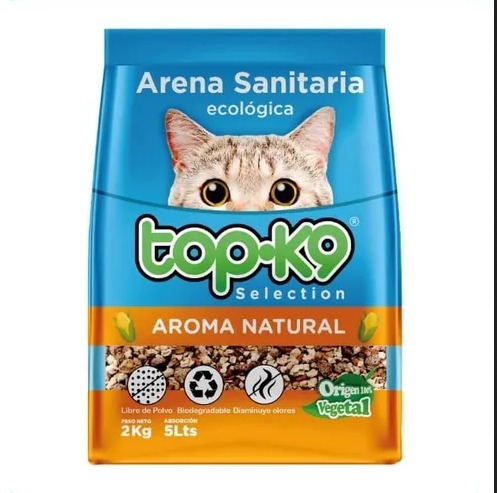 TOP K9 ARENA SANITARIA ECOLOGICA AROMA NATURAL 2 KG