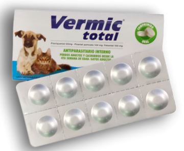 VERMIC TOTAL ANTIPARASITARIO INTERNO 10 COMPRIMIDOS